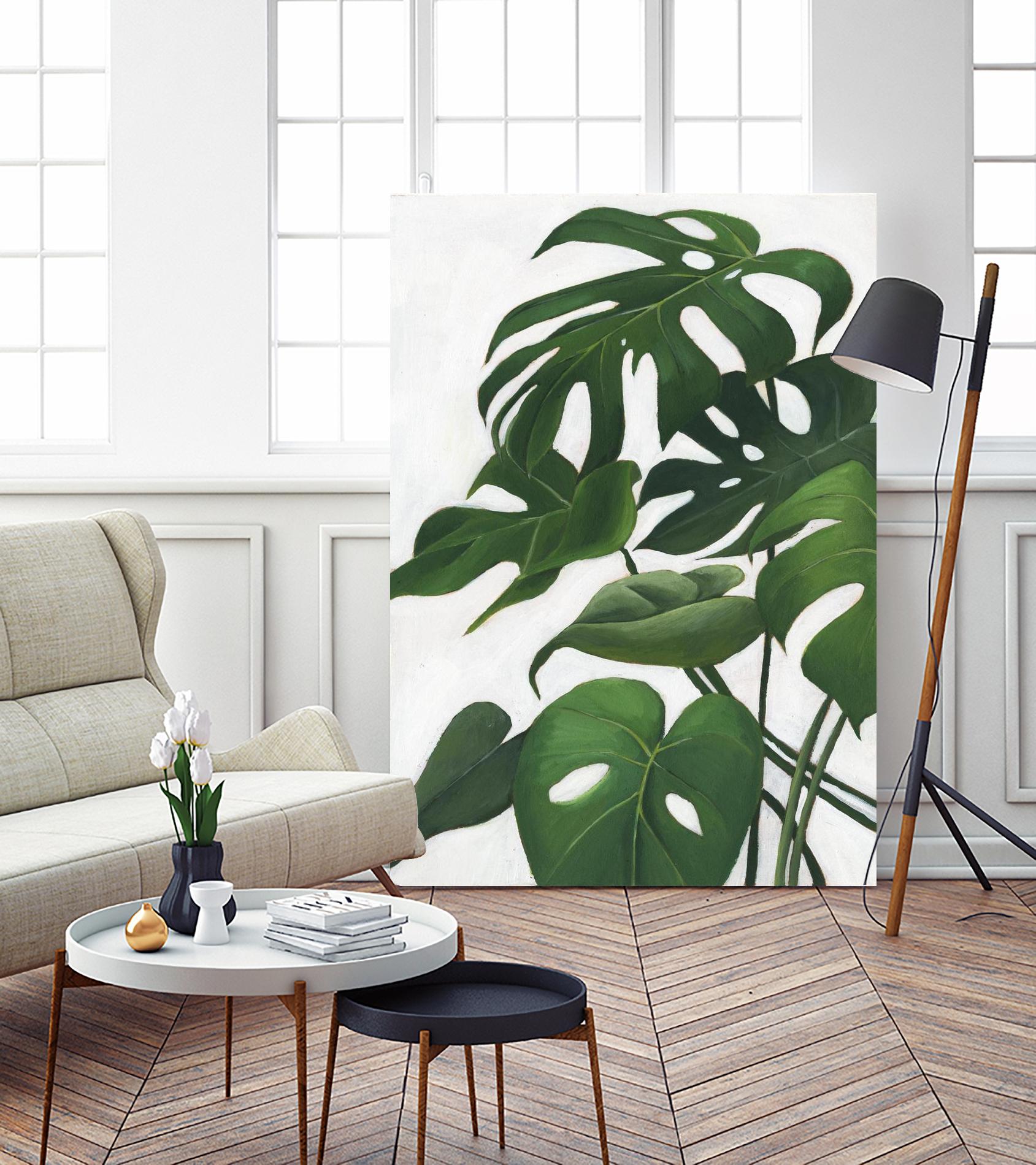 Pura Vida I by Grace Popp on GIANT ART - green coastal & tropical abstract