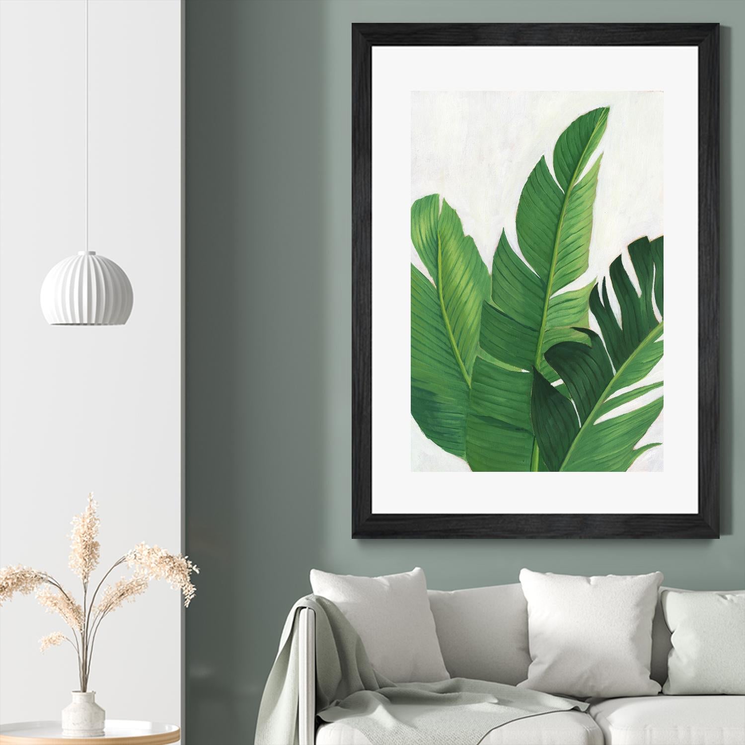 Pura Vida II by Grace Popp on GIANT ART - green coastal & tropical nature