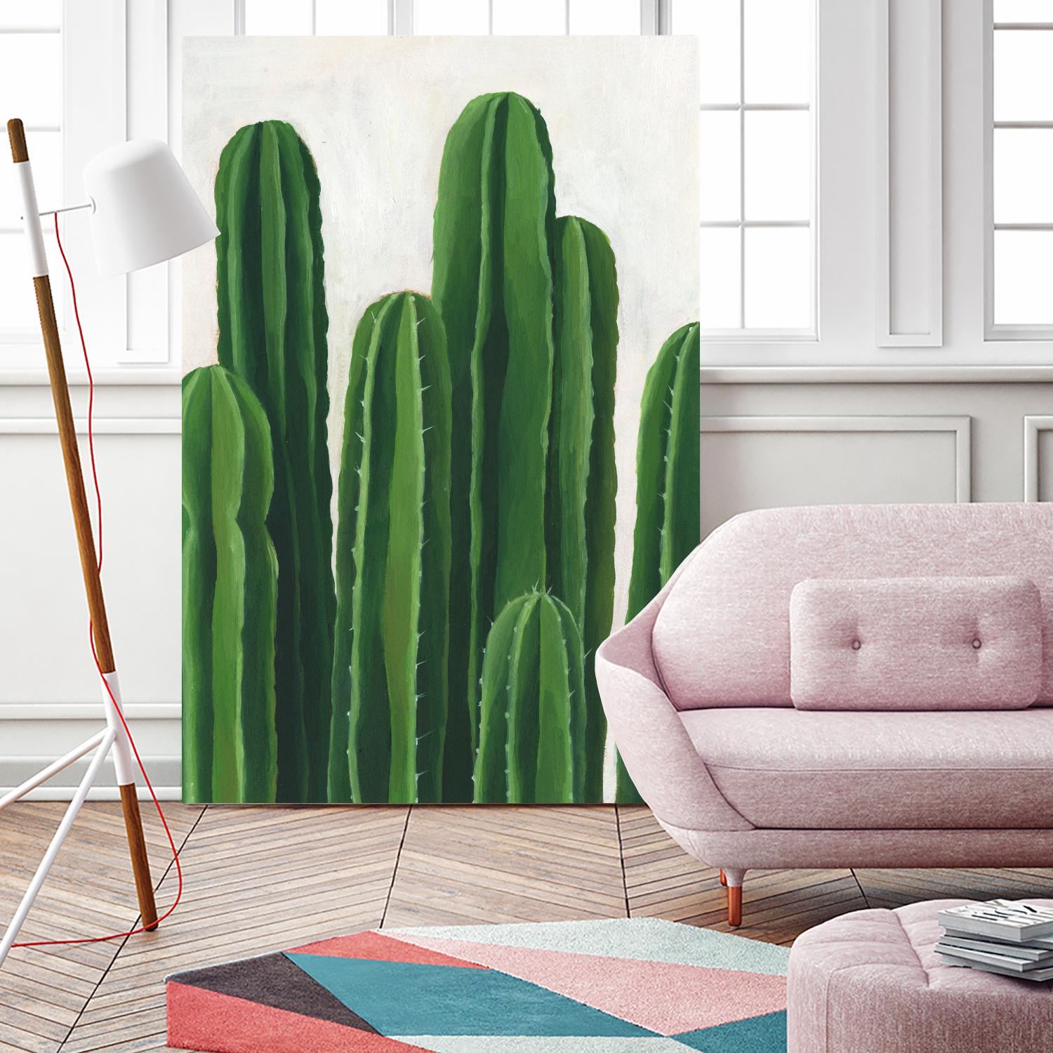 Pura Vida III by Grace Popp on GIANT ART - beige coastal & tropical plant