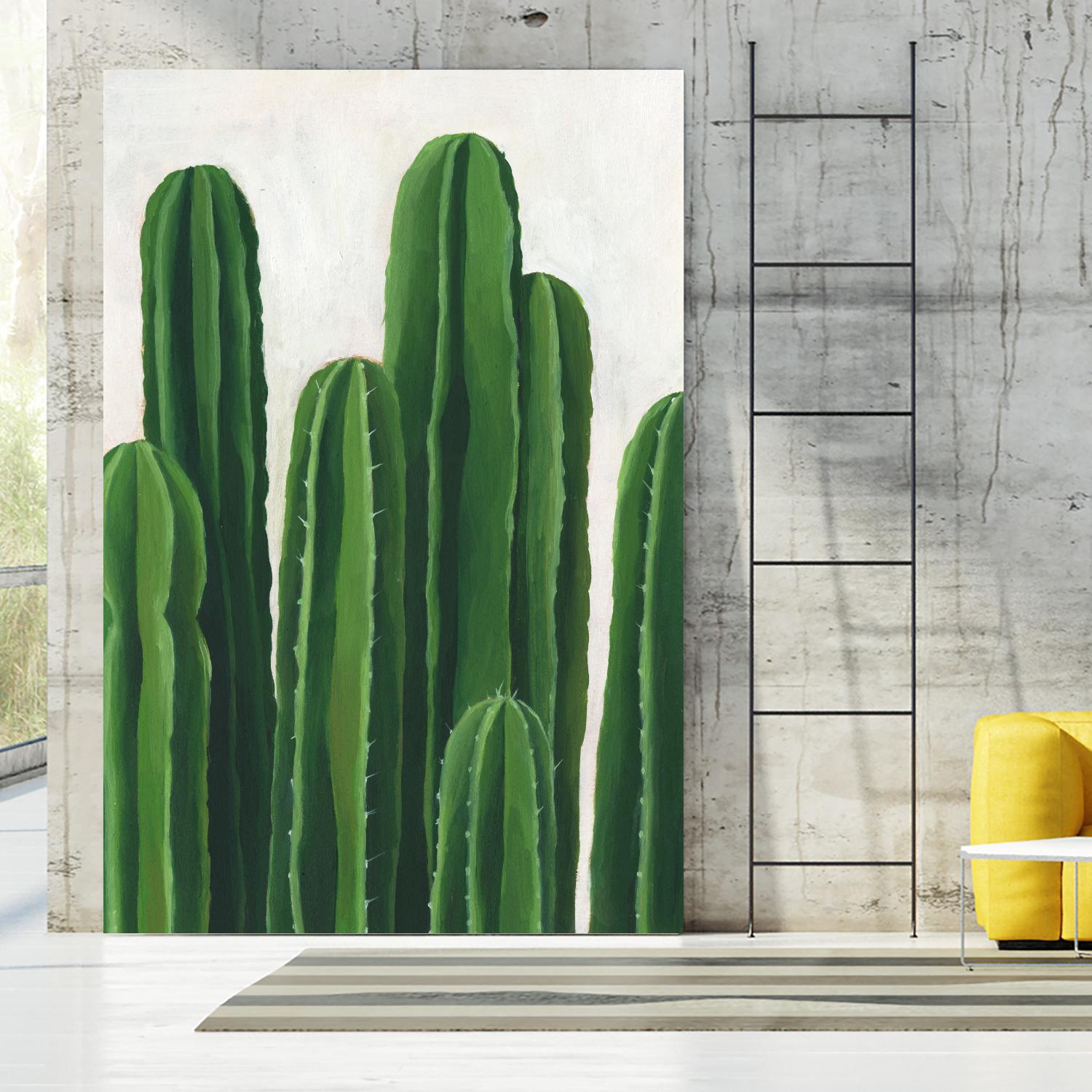 Pura Vida III by Grace Popp on GIANT ART - beige coastal & tropical plant