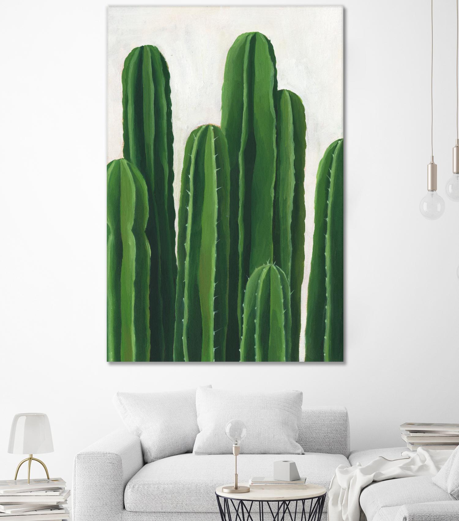 Pura Vida III by Grace Popp on GIANT ART - beige coastal & tropical plant