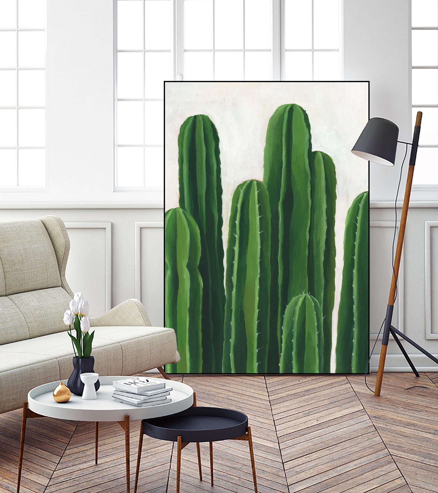 Pura Vida III by Grace Popp on GIANT ART - beige coastal & tropical plant