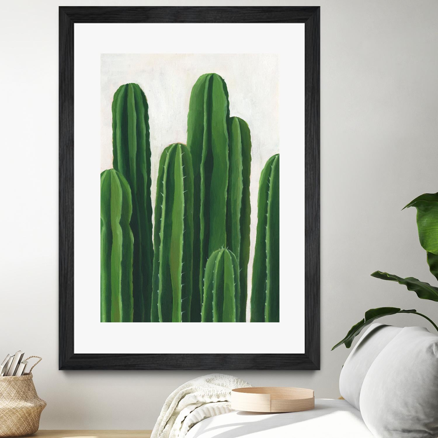 Pura Vida III by Grace Popp on GIANT ART - beige coastal & tropical plant