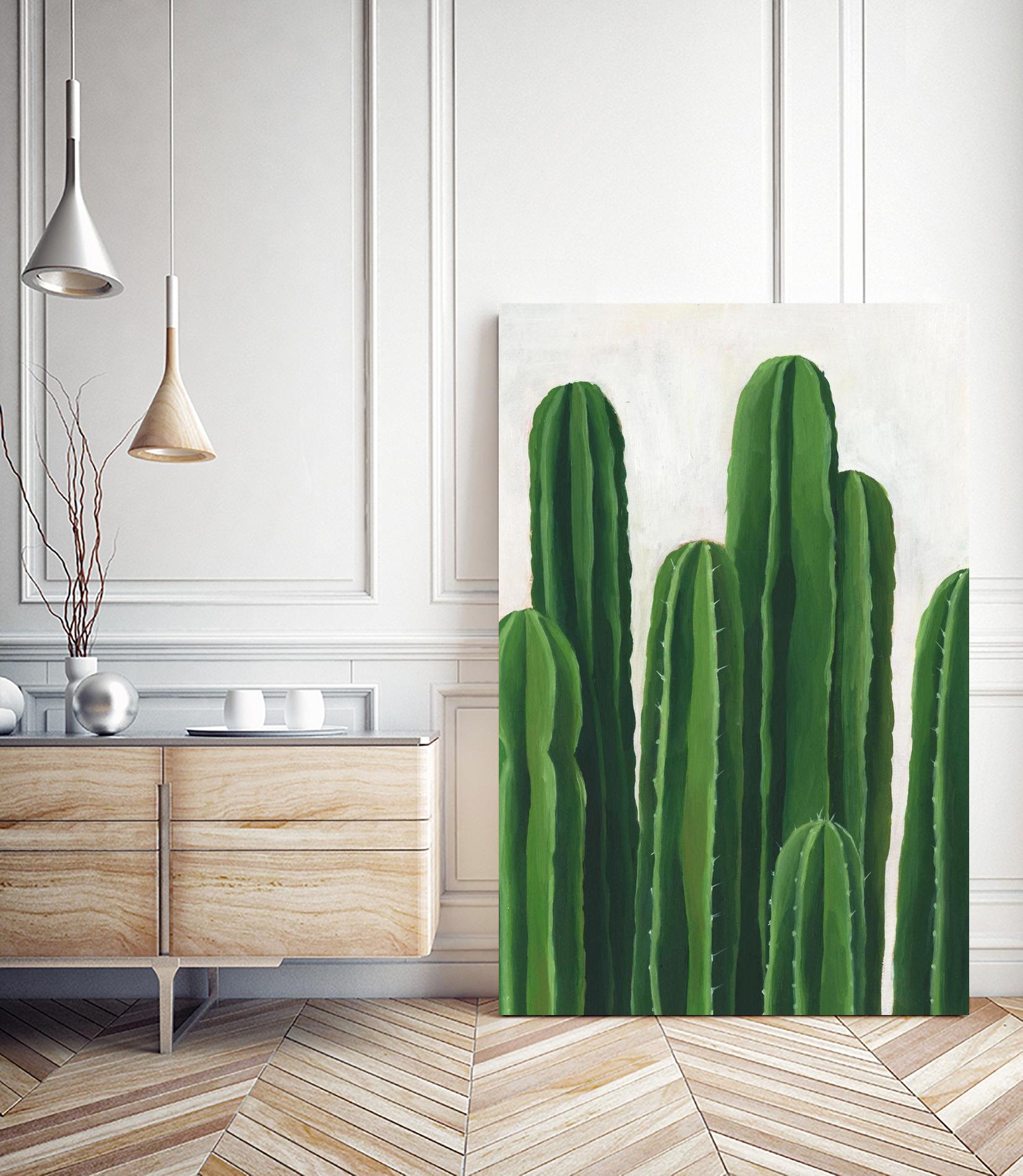 Pura Vida III by Grace Popp on GIANT ART - beige coastal & tropical plant