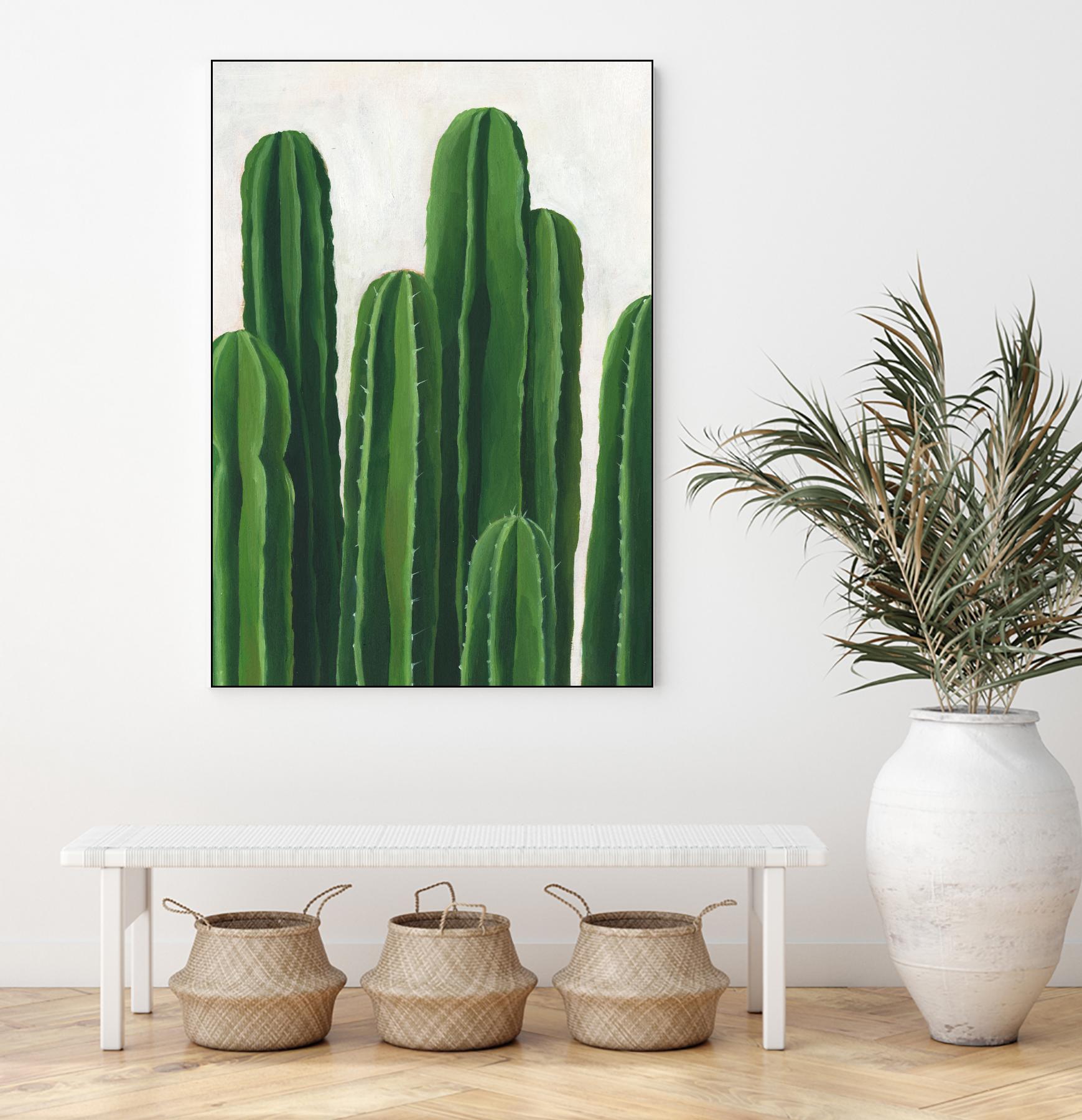 Pura Vida III by Grace Popp on GIANT ART - beige coastal & tropical plant