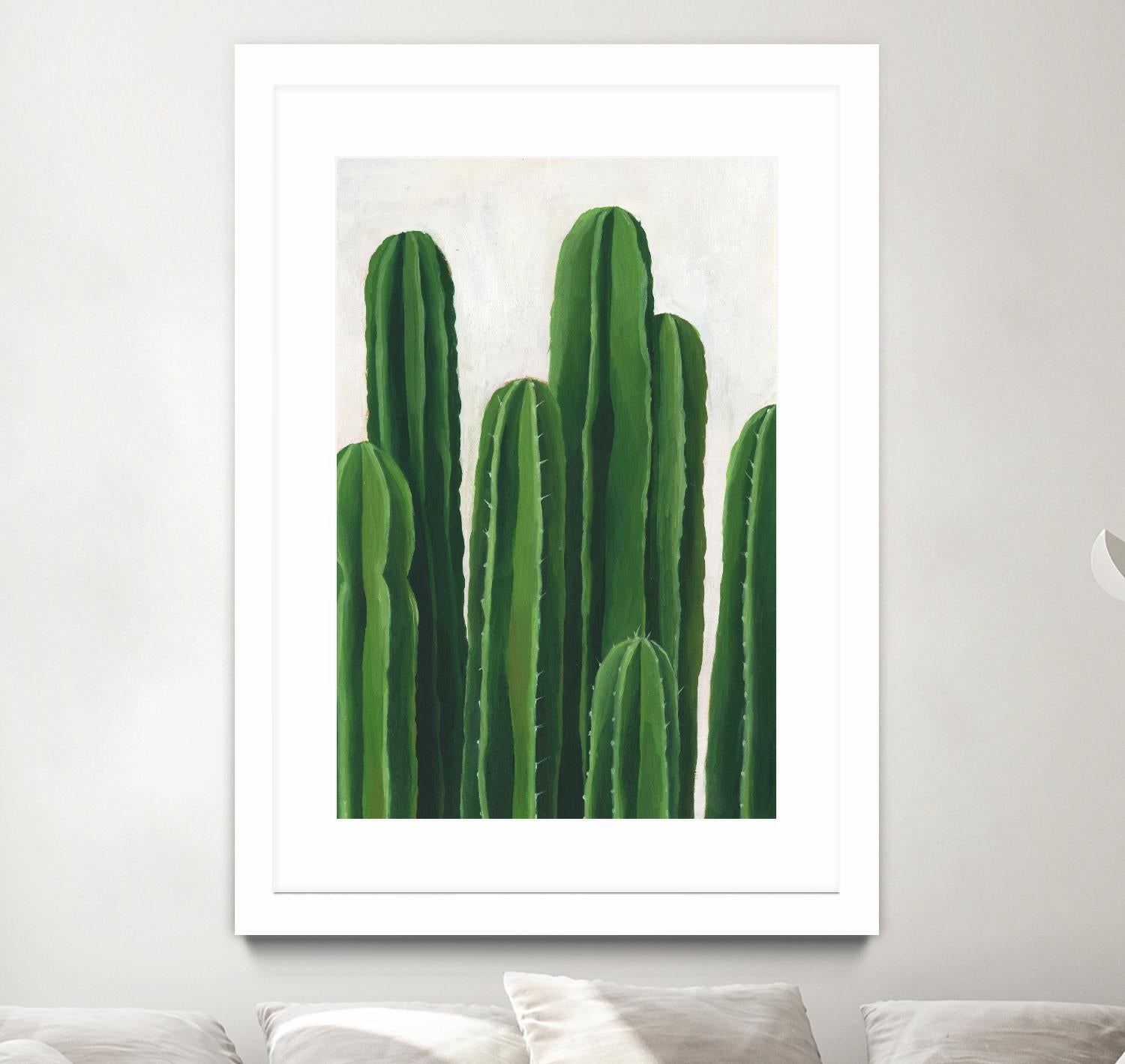 Pura Vida III by Grace Popp on GIANT ART - beige coastal & tropical plant