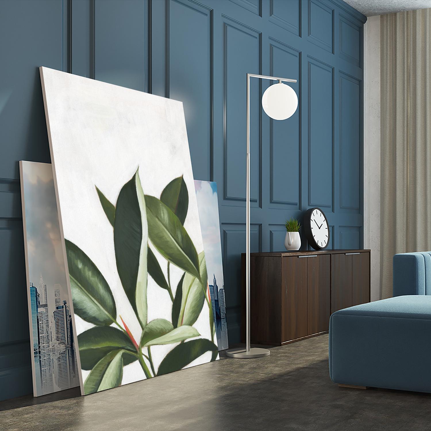 Pura Vida IV by Grace Popp on GIANT ART - green coastal & tropical abstract