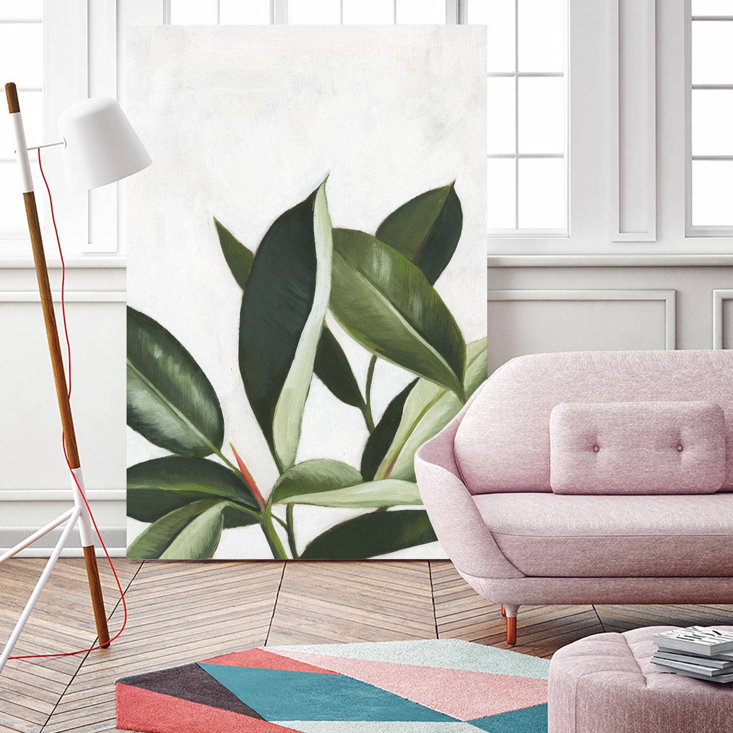 Pura Vida IV by Grace Popp on GIANT ART - green coastal & tropical abstract