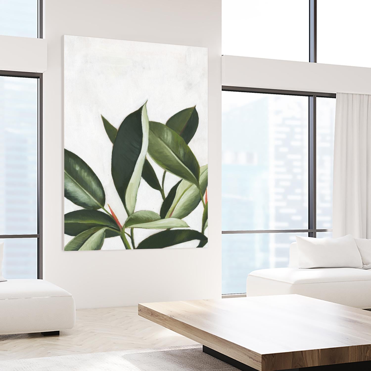 Pura Vida IV by Grace Popp on GIANT ART - green coastal & tropical abstract