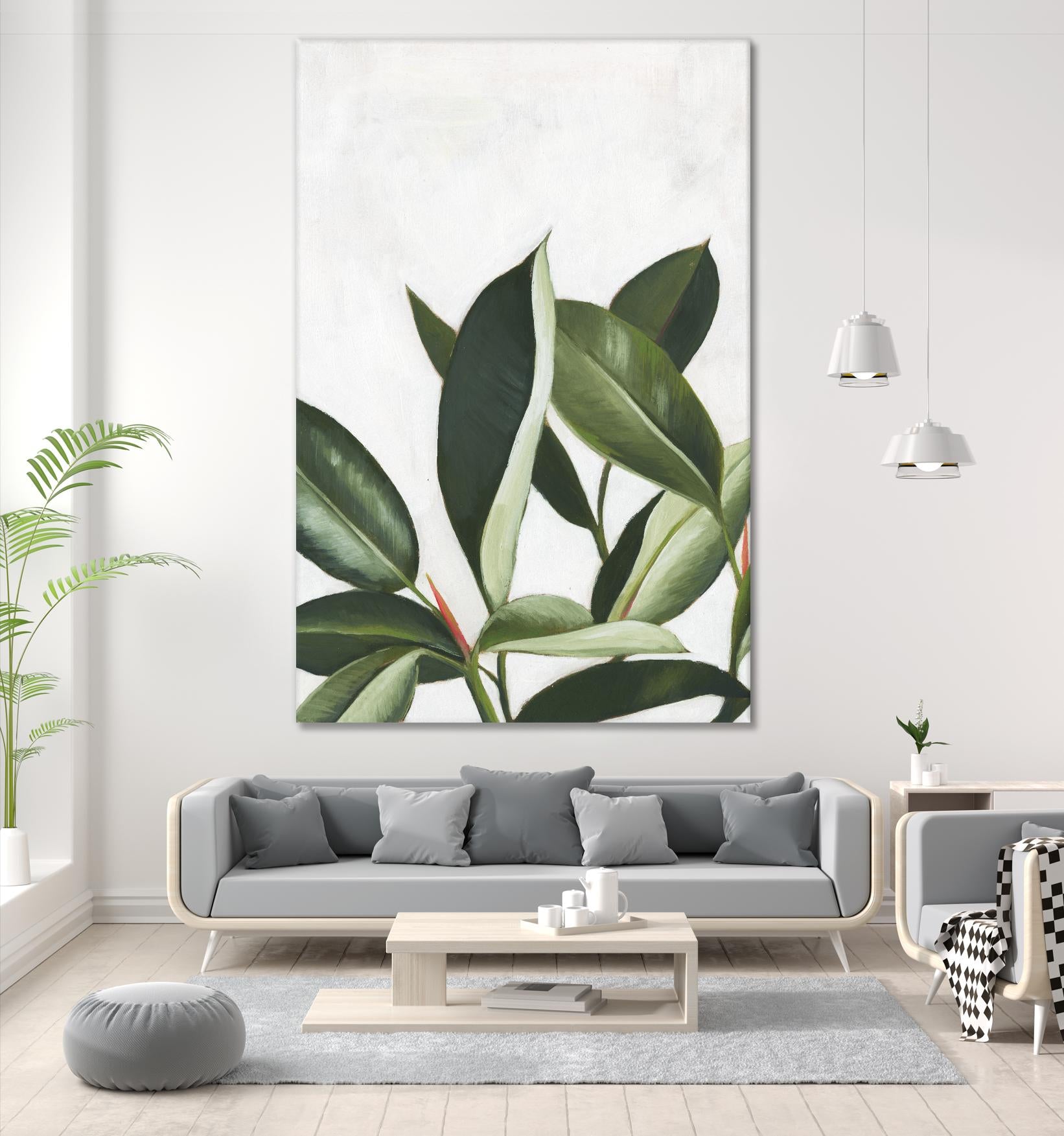 Pura Vida IV by Grace Popp on GIANT ART - green coastal & tropical abstract