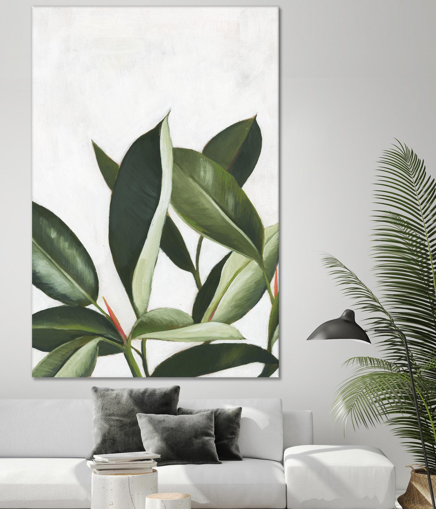 Pura Vida IV by Grace Popp on GIANT ART - green coastal & tropical abstract