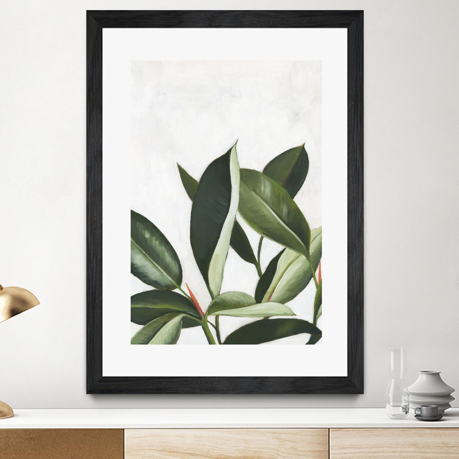 Pura Vida IV by Grace Popp on GIANT ART - green coastal & tropical abstract