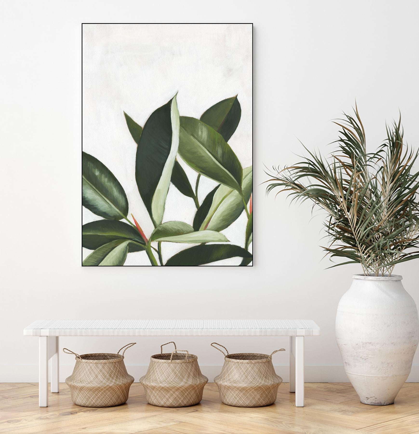 Pura Vida IV by Grace Popp on GIANT ART - green coastal & tropical abstract