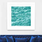 Ripple I by Chariklia Zarris on GIANT ART - blue coastal & tropical water