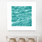 Ripple I by Chariklia Zarris on GIANT ART - blue coastal & tropical water