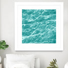 Ripple I by Chariklia Zarris on GIANT ART - blue coastal & tropical water