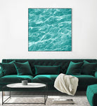 Ripple I by Chariklia Zarris on GIANT ART - blue coastal & tropical water