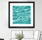 Ripple I by Chariklia Zarris on GIANT ART - blue coastal & tropical water