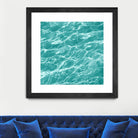 Ripple I by Chariklia Zarris on GIANT ART - blue coastal & tropical water