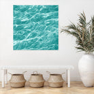 Ripple I by Chariklia Zarris on GIANT ART - blue coastal & tropical water
