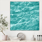 Ripple I by Chariklia Zarris on GIANT ART - blue coastal & tropical water