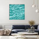 Ripple I by Chariklia Zarris on GIANT ART - blue coastal & tropical water