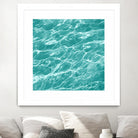 Ripple I by Chariklia Zarris on GIANT ART - blue coastal & tropical water