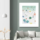 Beach Vista I by Emma Scarvey on GIANT ART - red coastal & tropical abstract