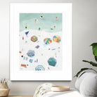 Beach Vista II by Emma Scarvey on GIANT ART - green coastal & tropical beach