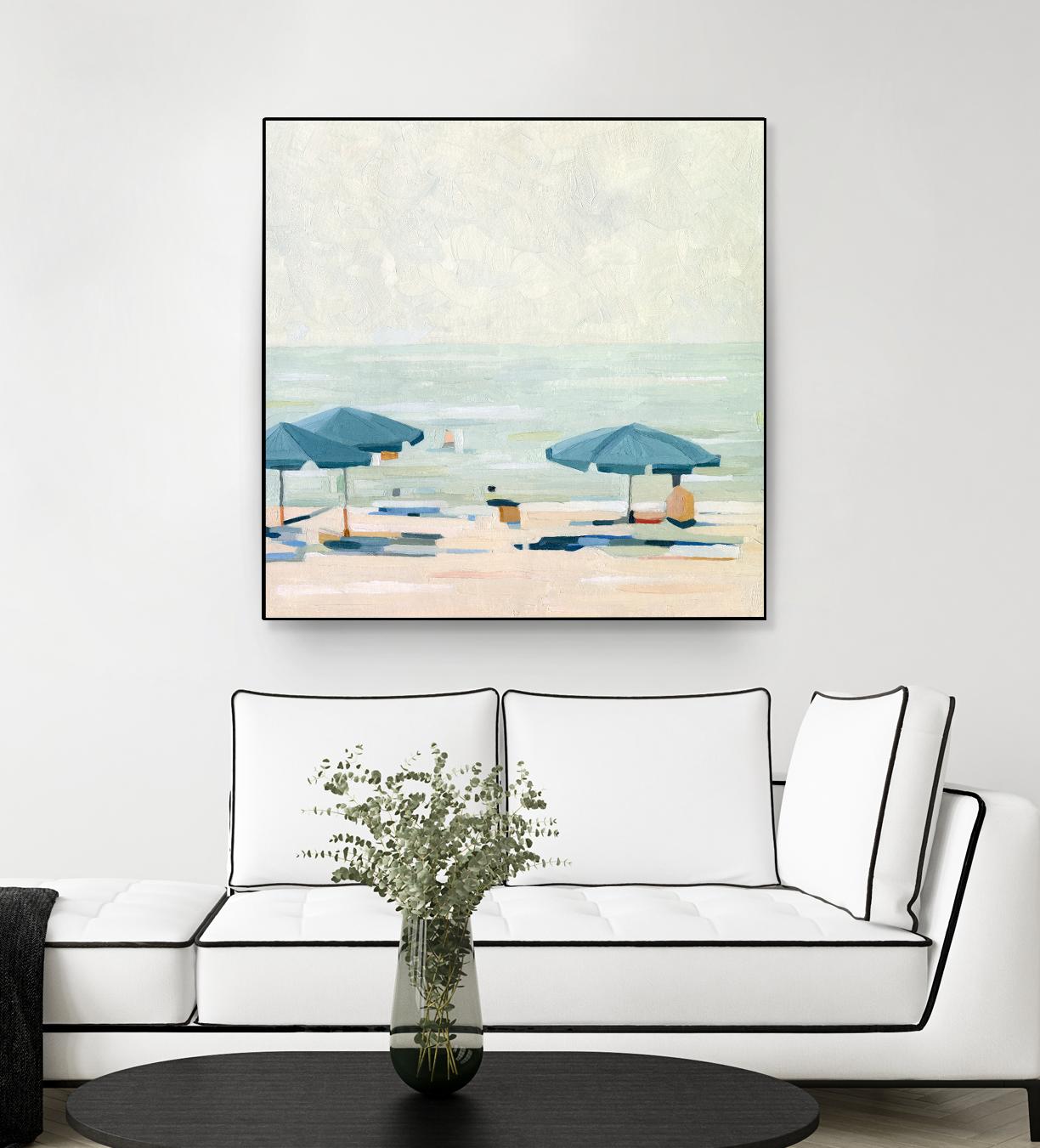 If It's the Beaches II by Emma Scarvey on GIANT ART - beige coastal & tropical beach