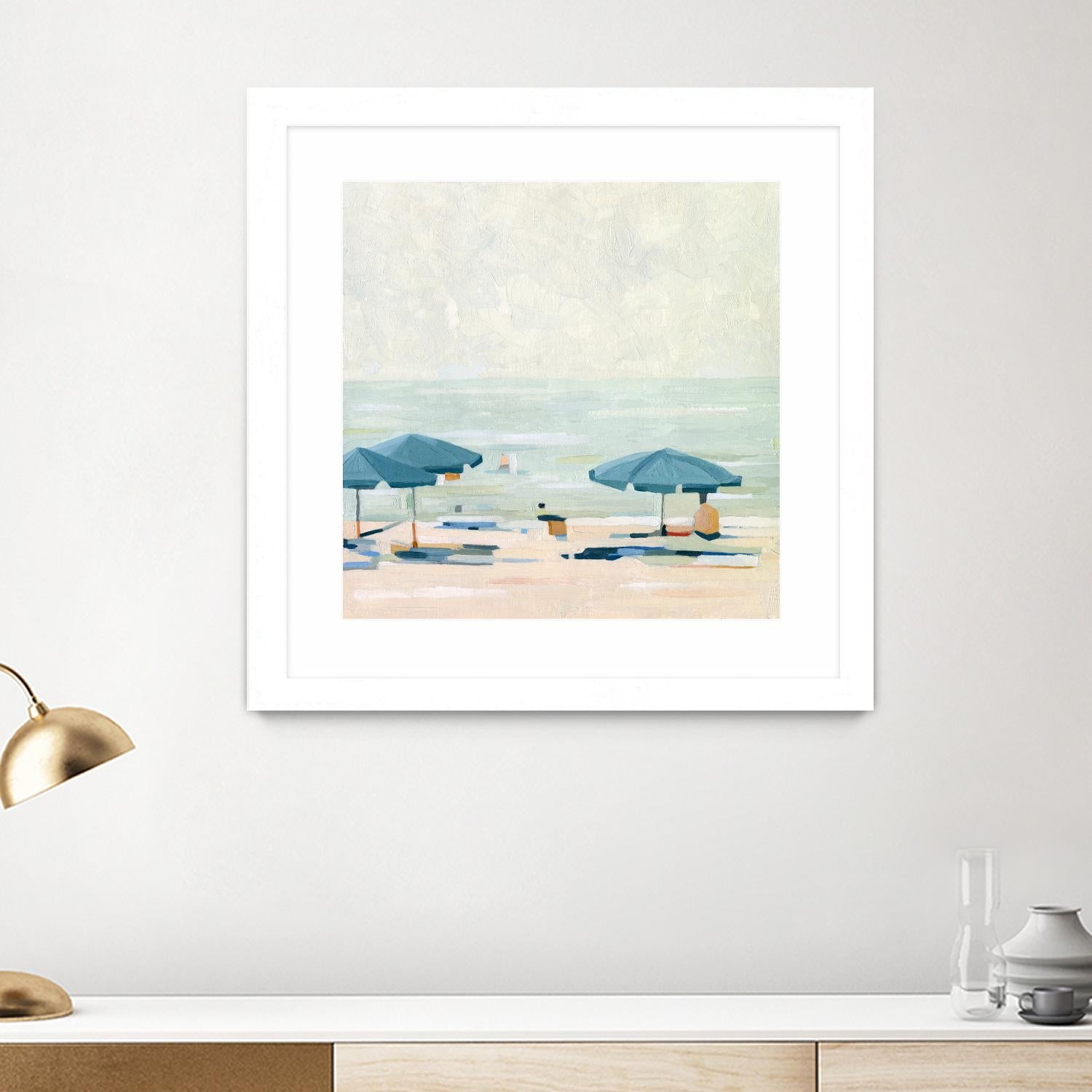 If It's the Beaches II by Emma Scarvey on GIANT ART - beige coastal & tropical beach