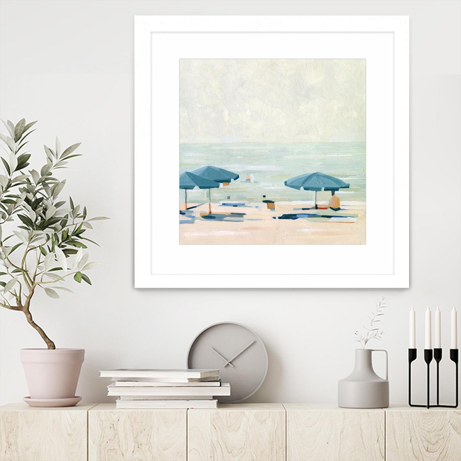 If It's the Beaches II by Emma Scarvey on GIANT ART - beige coastal & tropical beach