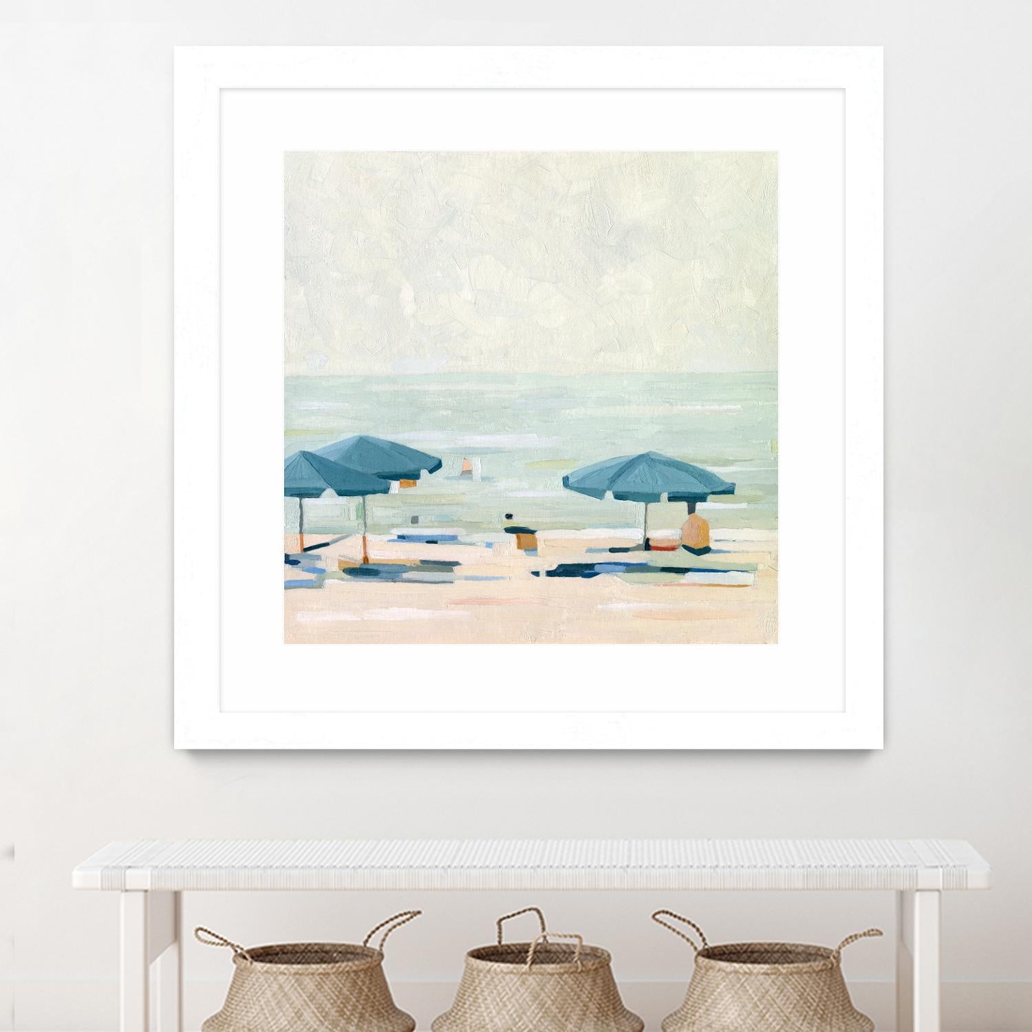 If It's the Beaches II by Emma Scarvey on GIANT ART - beige coastal & tropical beach