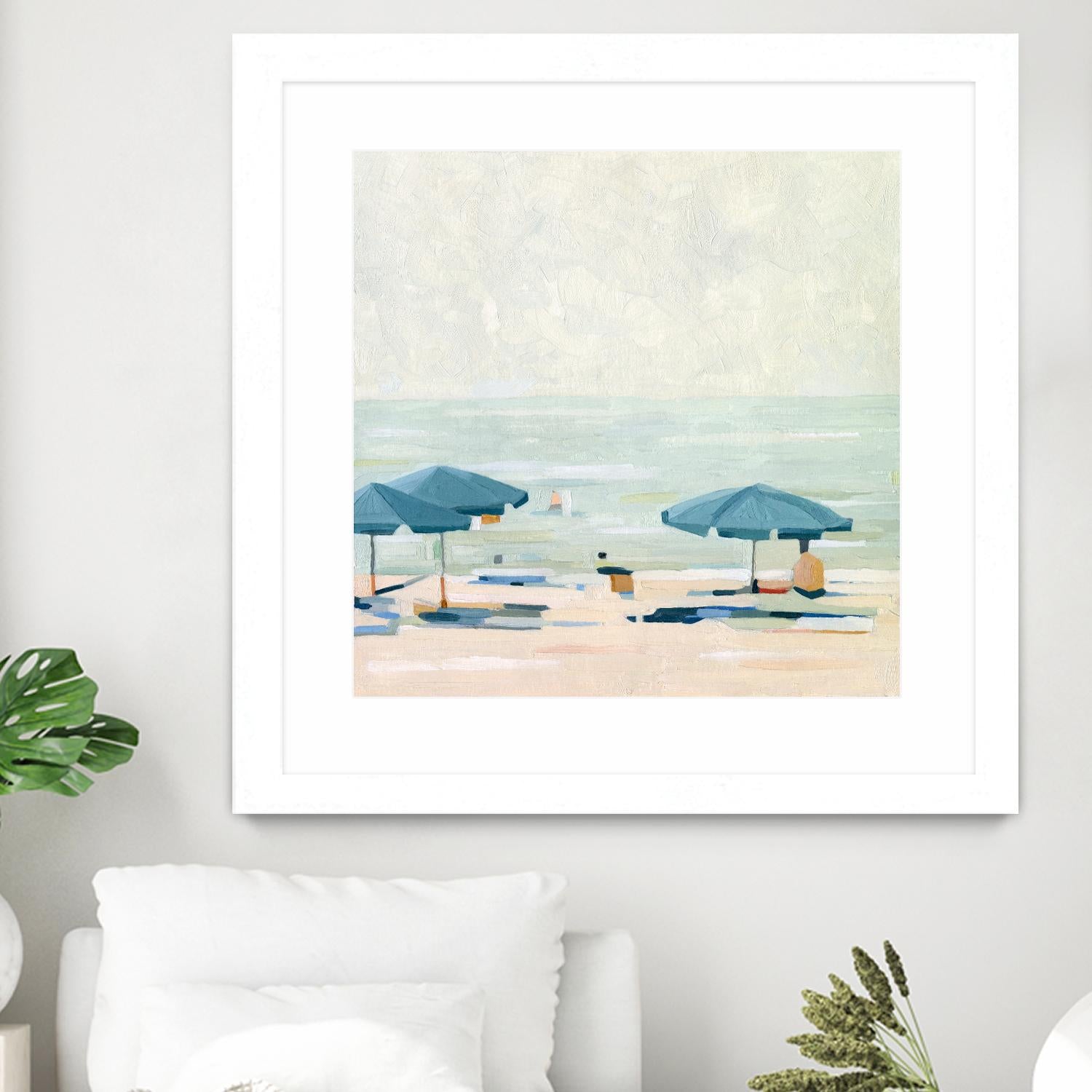 If It's the Beaches II by Emma Scarvey on GIANT ART - beige coastal & tropical beach