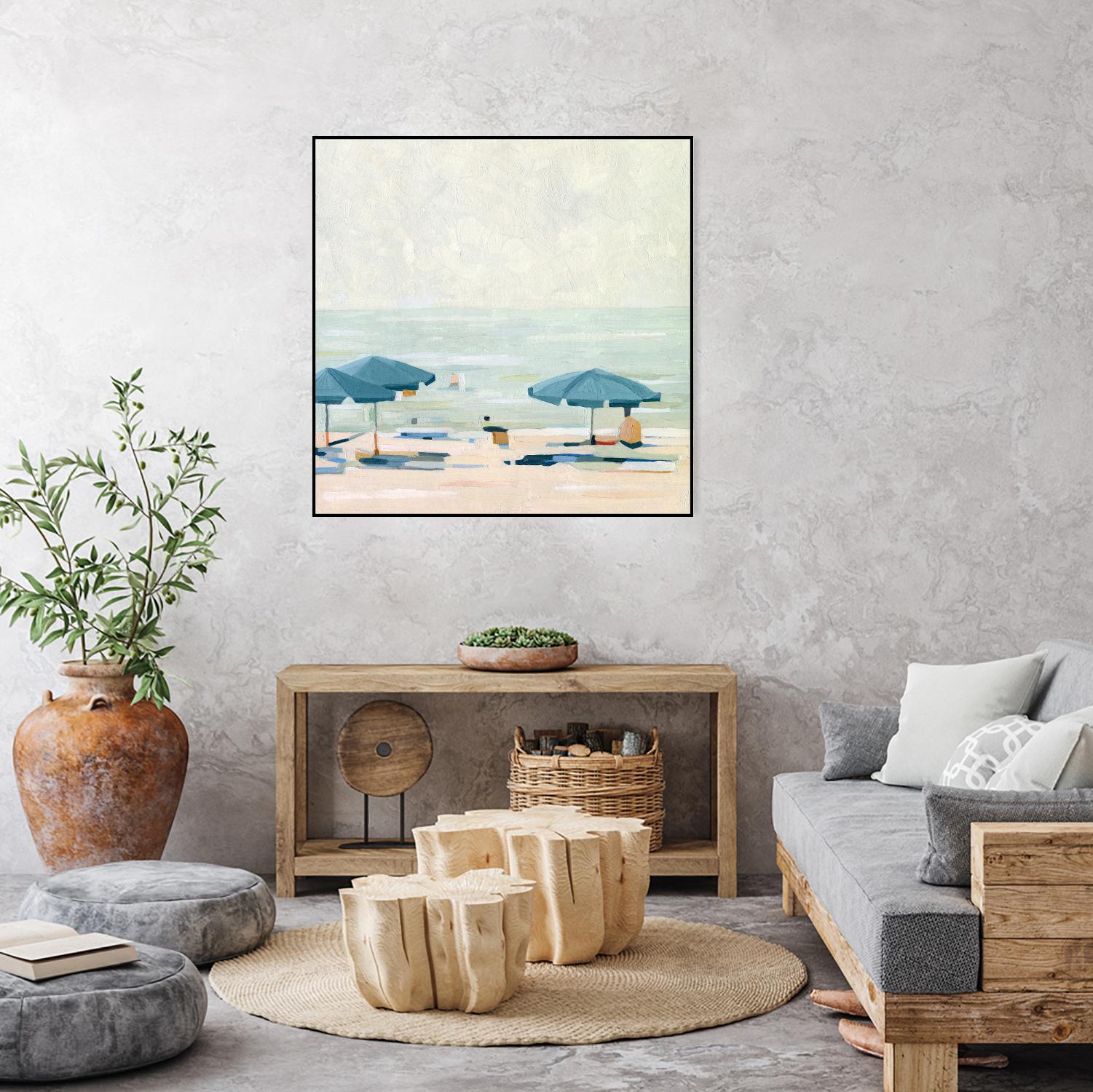 If It's the Beaches II by Emma Scarvey on GIANT ART - beige coastal & tropical beach