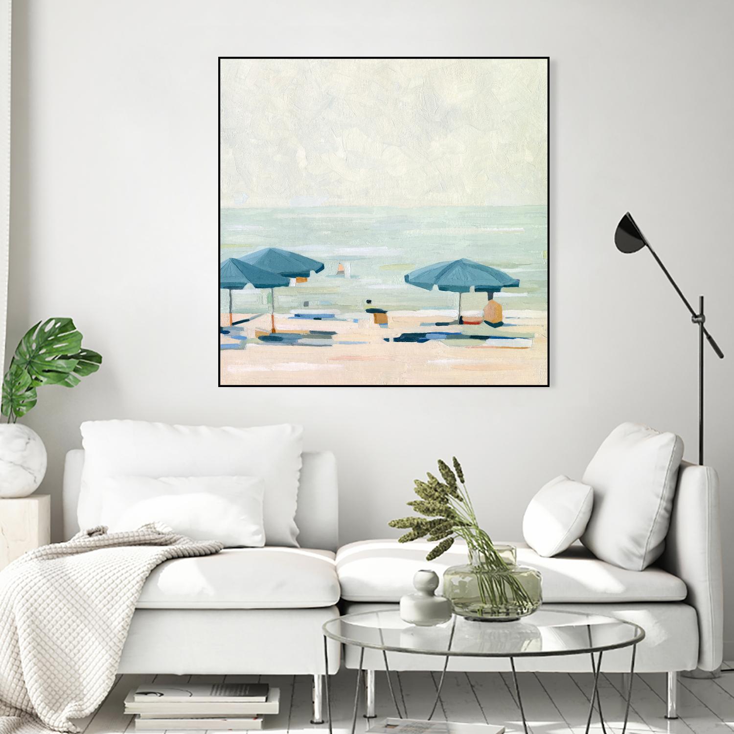 If It's the Beaches II by Emma Scarvey on GIANT ART - beige coastal & tropical beach