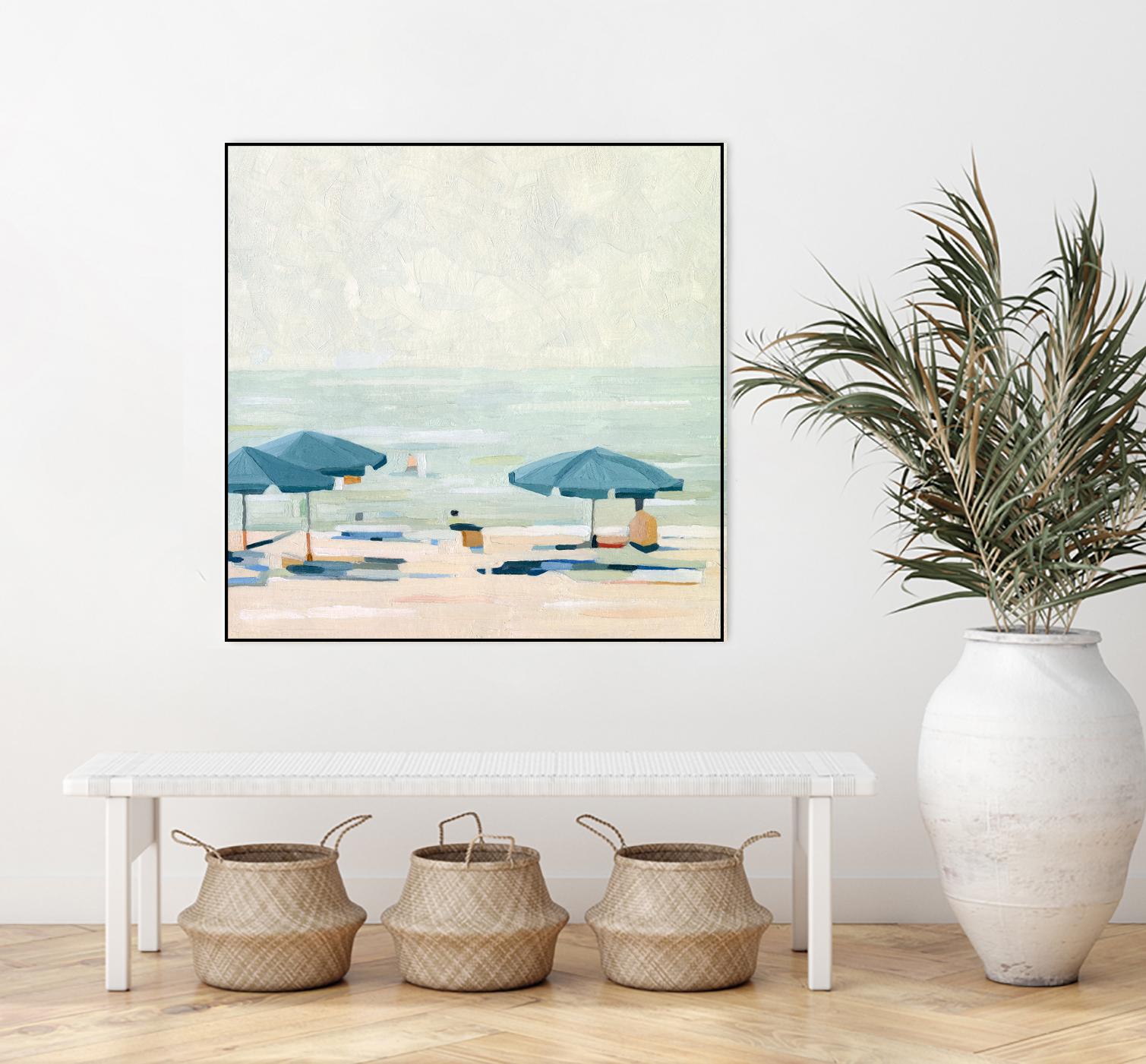 If It's the Beaches II by Emma Scarvey on GIANT ART - beige coastal & tropical beach