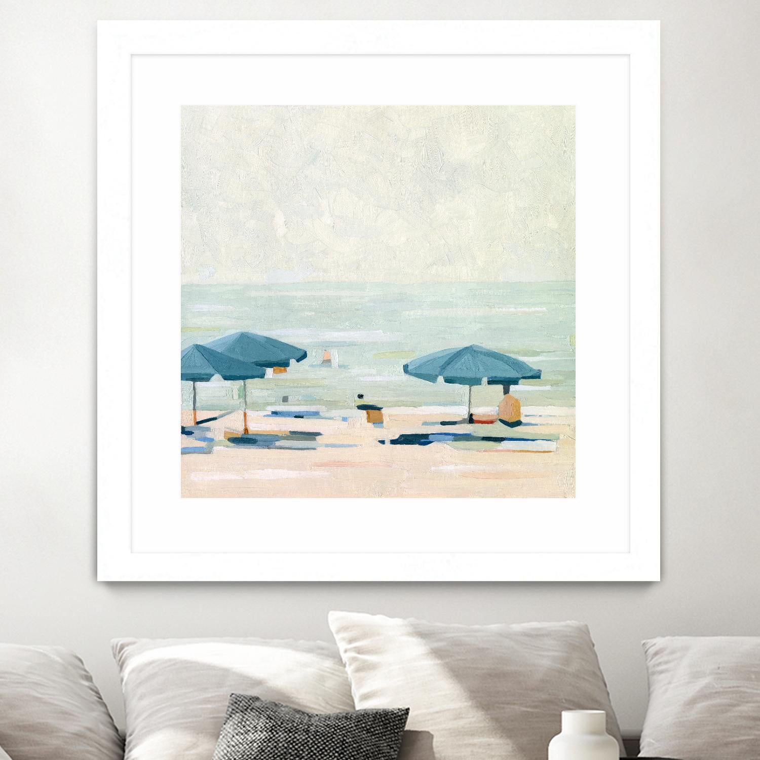 If It's the Beaches II by Emma Scarvey on GIANT ART - beige coastal & tropical beach
