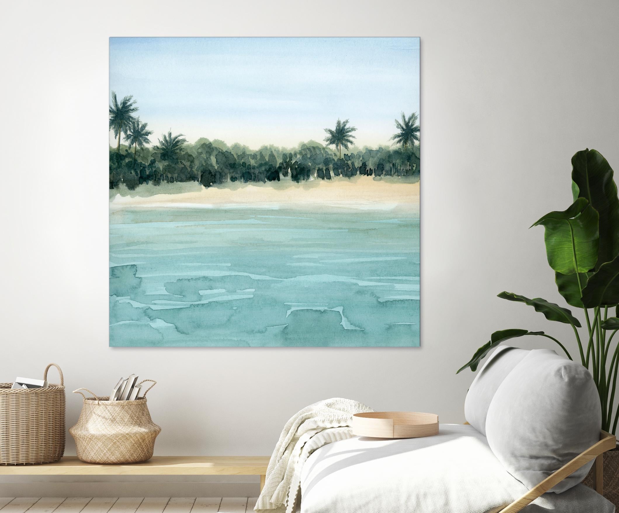 Paradis I by Grace Popp on GIANT ART - green landscapes & seascapes summer