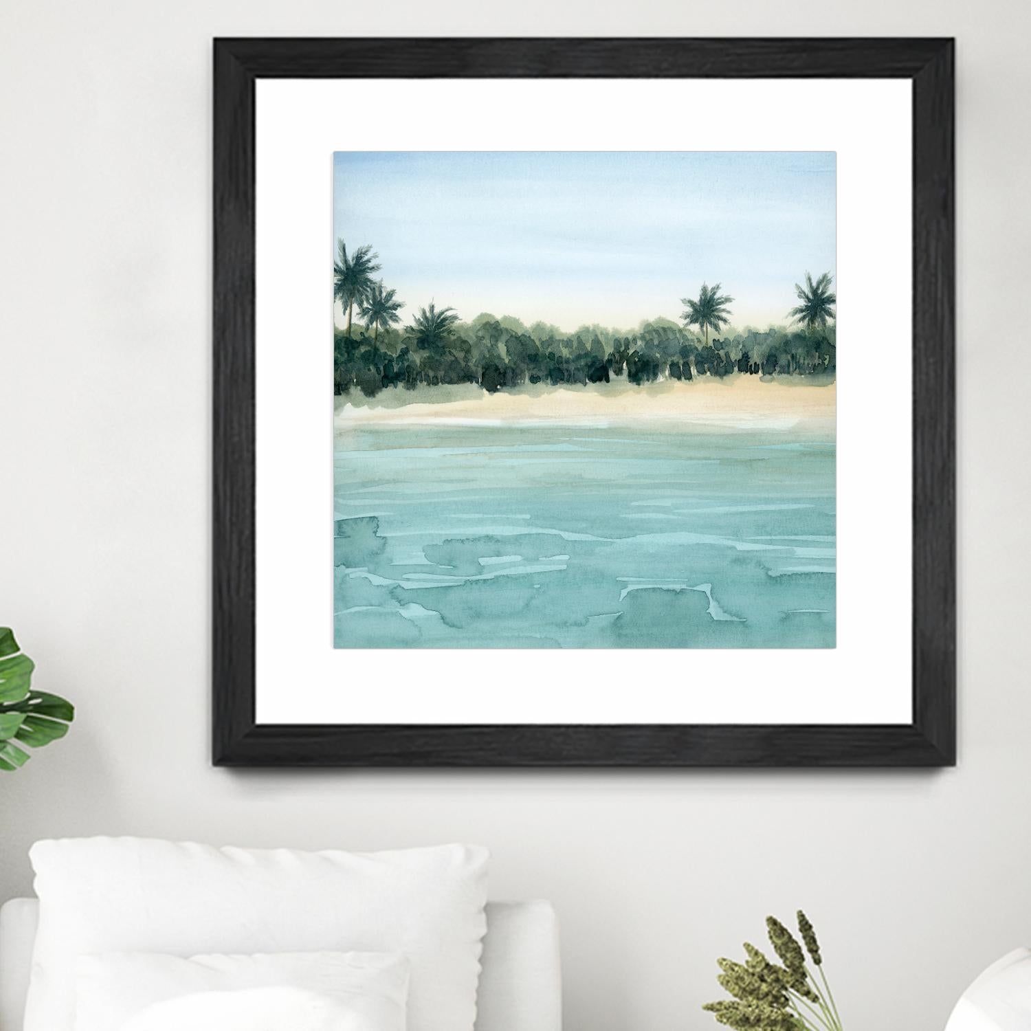 Paradis I by Grace Popp on GIANT ART - green landscapes & seascapes summer