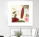 Aloha II by Victoria Borges on GIANT ART - red coastal & tropical abstract