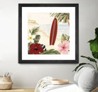 Aloha II by Victoria Borges on GIANT ART - red coastal & tropical abstract