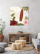 Aloha II by Victoria Borges on GIANT ART - red coastal & tropical abstract