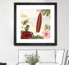 Aloha II by Victoria Borges on GIANT ART - red coastal & tropical abstract