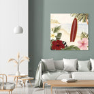 Aloha II by Victoria Borges on GIANT ART - red coastal & tropical abstract