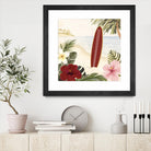 Aloha II by Victoria Borges on GIANT ART - red coastal & tropical abstract