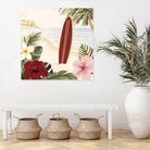 Aloha II by Victoria Borges on GIANT ART - red coastal & tropical abstract