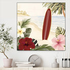 Aloha II by Victoria Borges on GIANT ART - red coastal & tropical abstract