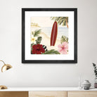 Aloha II by Victoria Borges on GIANT ART - red coastal & tropical abstract