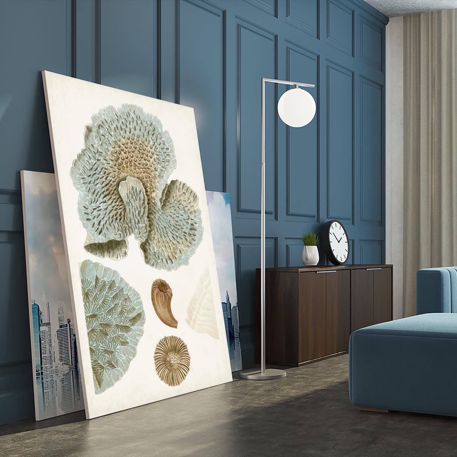 Coastal Curiosity V by Unknown on GIANT ART - green coastal & tropical abstract